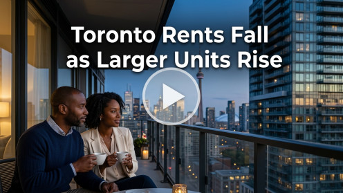Toronto Rents Fall as Larger Units Rise
